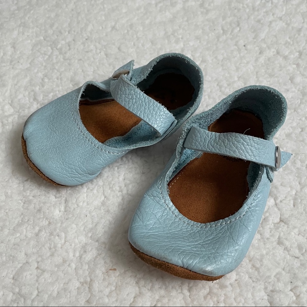 Mon Petit Mary Jane Soft Sole Leather Shoes